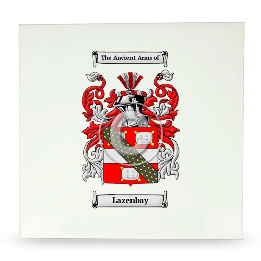 Lazenbay Large Ceramic Tile with Coat of Arms