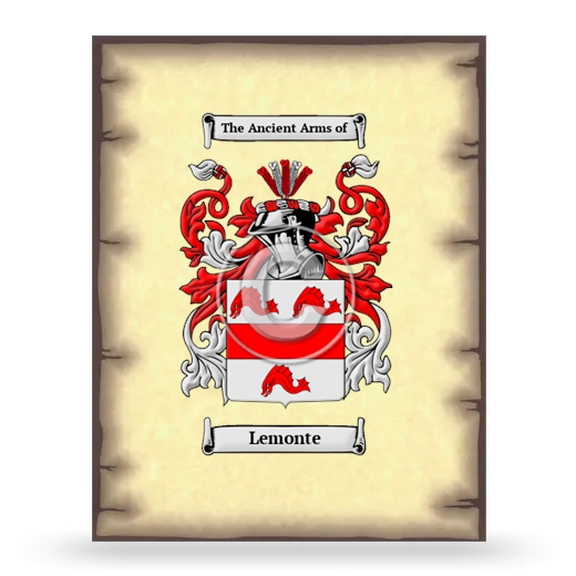 Lemonte Coat of Arms Print