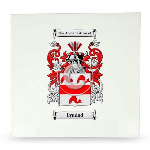 Lymind Large Ceramic Tile with Coat of Arms