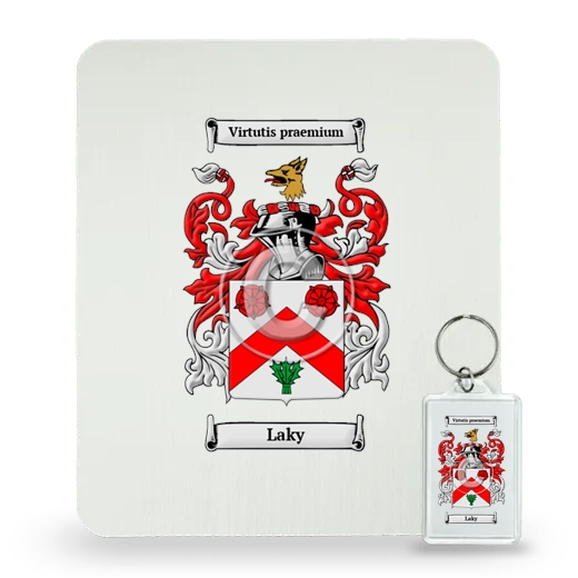 Laky Mouse Pad and Keychain Combo Package