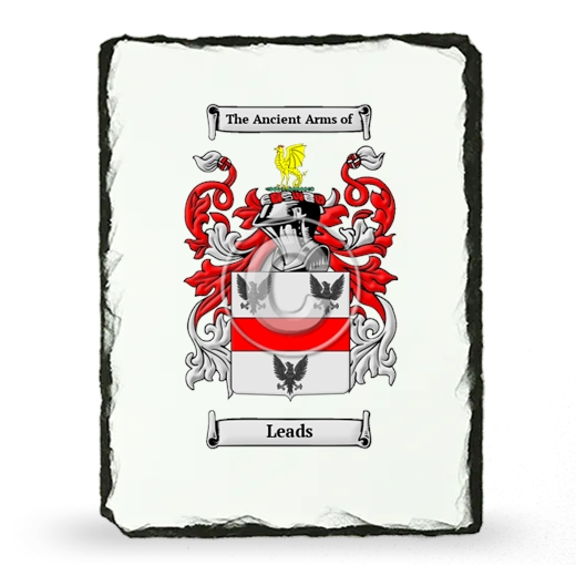 Leads Coat of Arms Slate