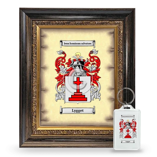 Lygget Framed Coat of Arms and Keychain - Heirloom