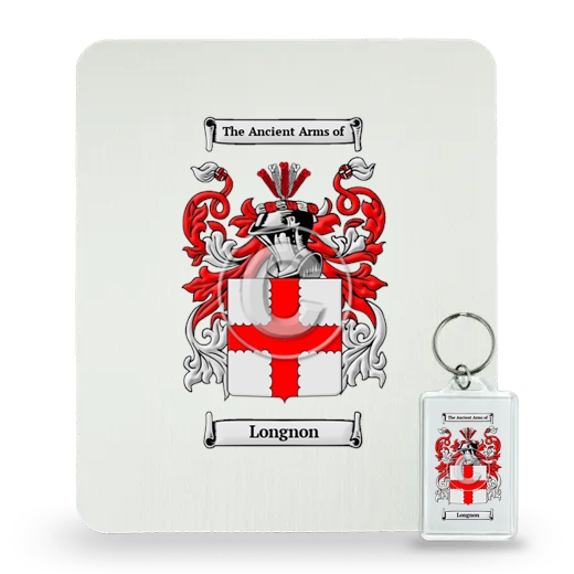 Longnon Mouse Pad and Keychain Combo Package