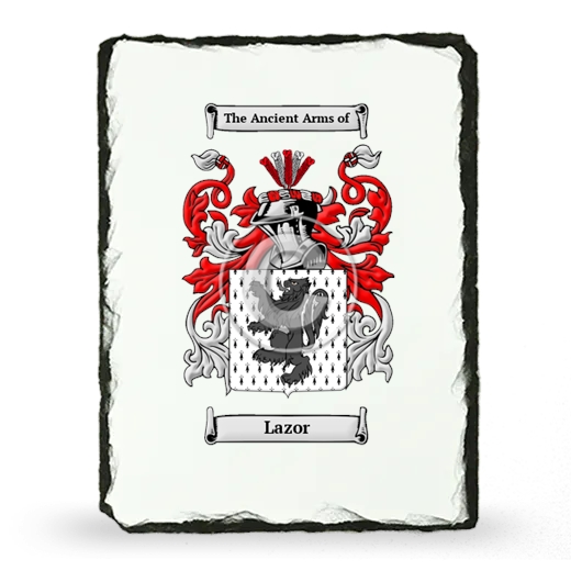 Lazor Coat of Arms Slate