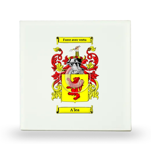 A'lea Small Ceramic Tile with Coat of Arms