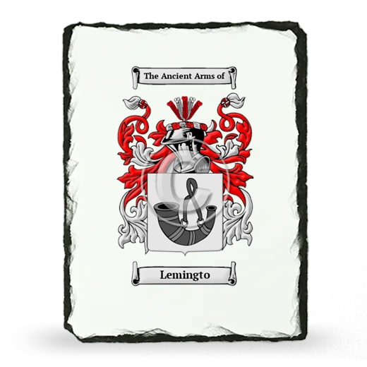 Lemingto Coat of Arms Slate