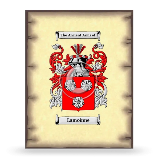 Lamoinne Coat of Arms Print