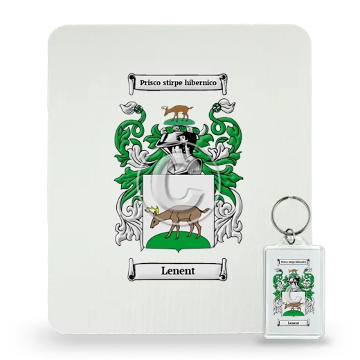 Lenent Mouse Pad and Keychain Combo Package