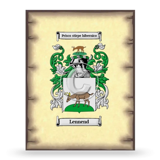 Lennend Coat of Arms Print