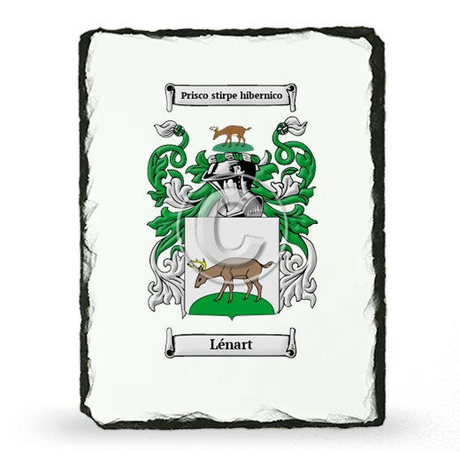 Lénart Coat of Arms Slate