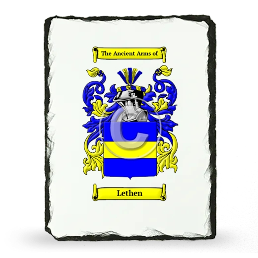 Lethen Coat of Arms Slate