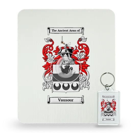 Vausour Mouse Pad and Keychain Combo Package