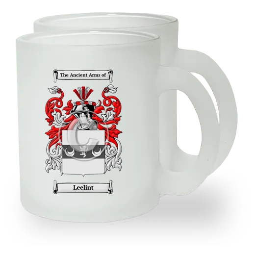 Leelint Pair of Frosted Glass Mugs