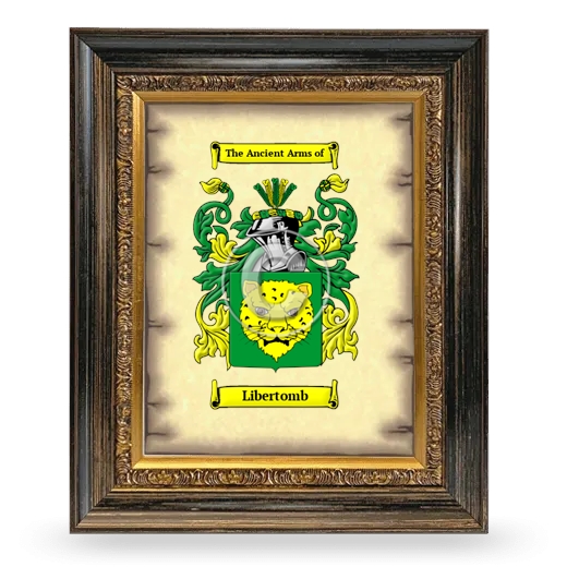 Libertomb Coat of Arms Framed - Heirloom