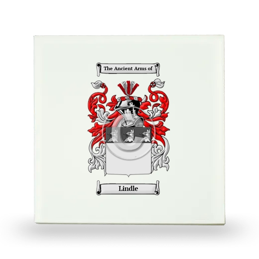 Lindle Small Ceramic Tile with Coat of Arms