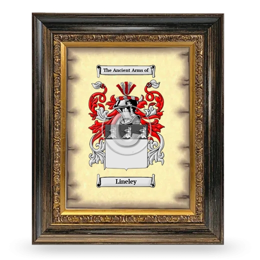 Lineley Coat of Arms Framed - Heirloom