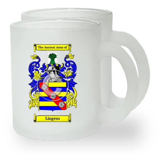 Lingens Pair of Frosted Glass Mugs