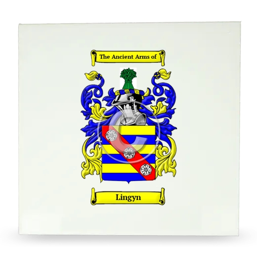 Lingyn Large Ceramic Tile with Coat of Arms