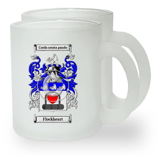 Flockheart Pair of Frosted Glass Mugs