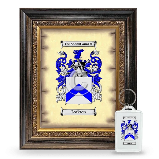 Lockton Framed Coat of Arms and Keychain - Heirloom