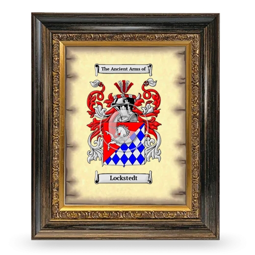 Lockstedt Coat of Arms Framed - Heirloom