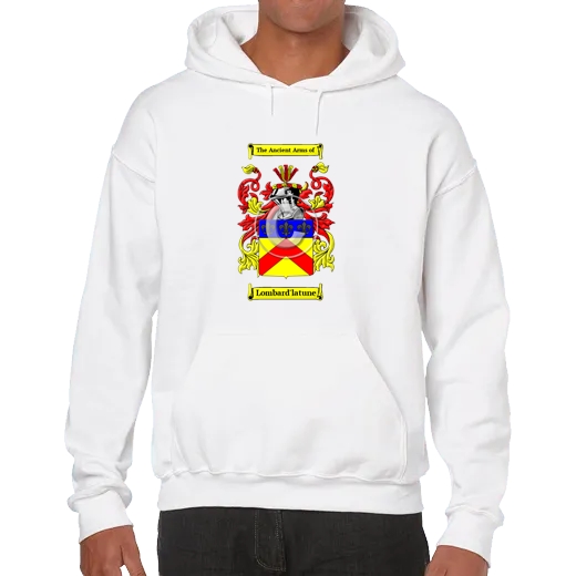 Lombard'latune Unisex Coat of Arms Hooded Sweatshirt