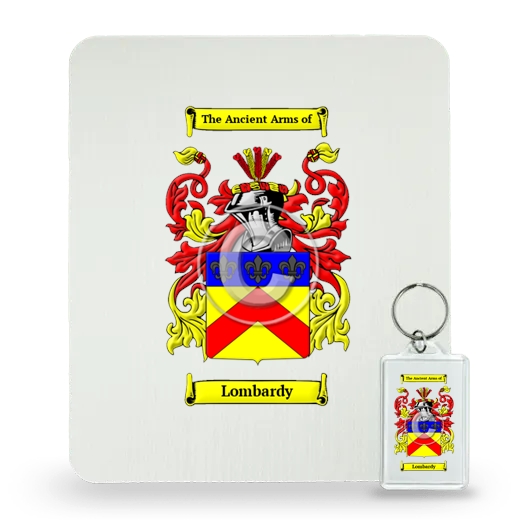 Lombardy Mouse Pad and Keychain Combo Package