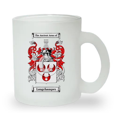 Longchampes Frosted Glass Mug