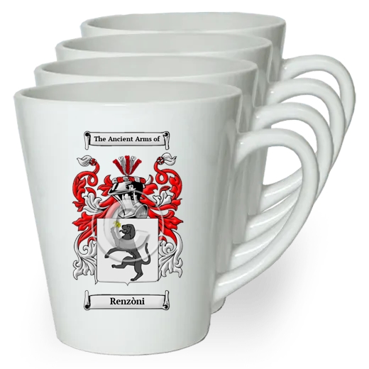 Renzòni Set of 4 Latte Mugs