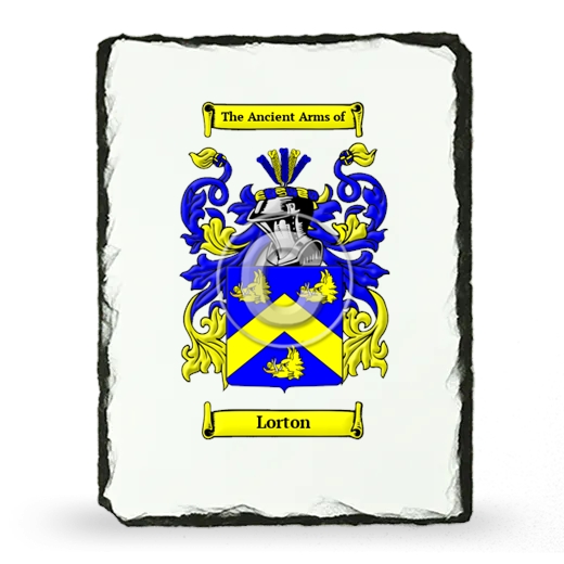 Lorton Coat of Arms Slate