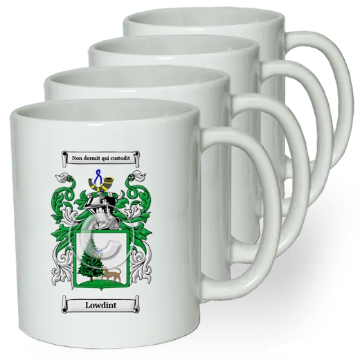 Lowdint Coffee mugs (set of four)