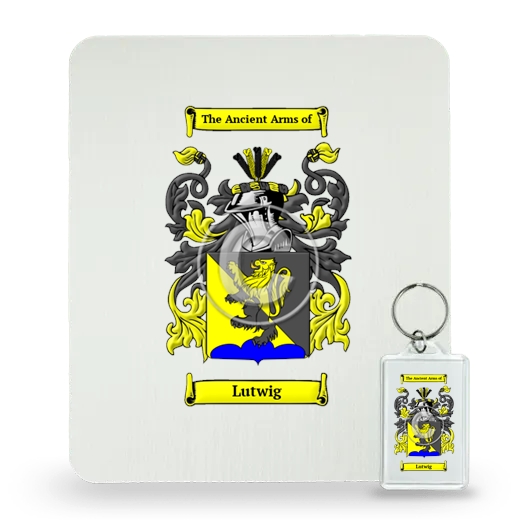 Lutwig Mouse Pad and Keychain Combo Package