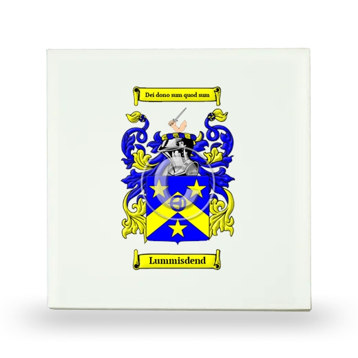 Lummisdend Small Ceramic Tile with Coat of Arms