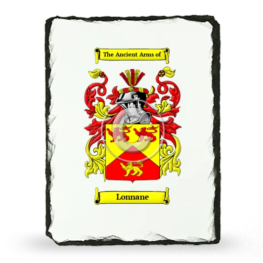 Lonnane Coat of Arms Slate