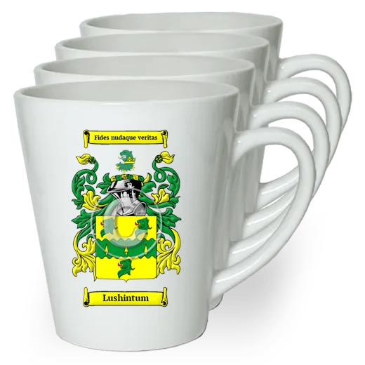 Lushintum Set of 4 Latte Mugs