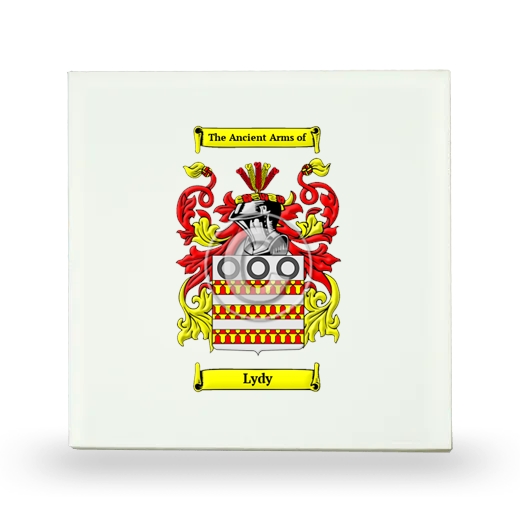 Lydy Small Ceramic Tile with Coat of Arms