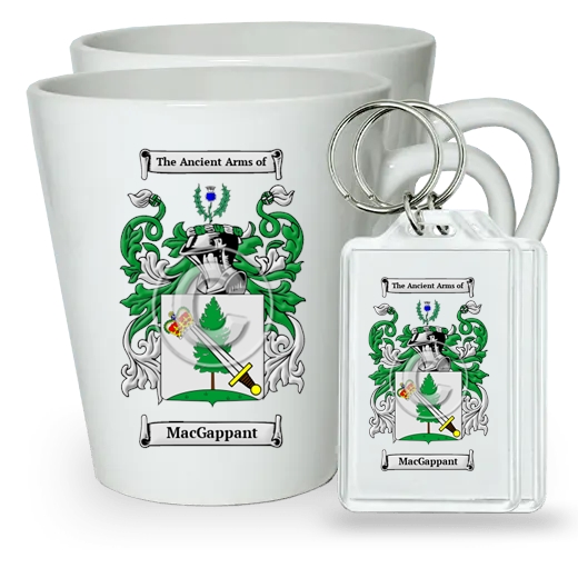 MacGappant Pair of Latte Mugs and Pair of Keychains