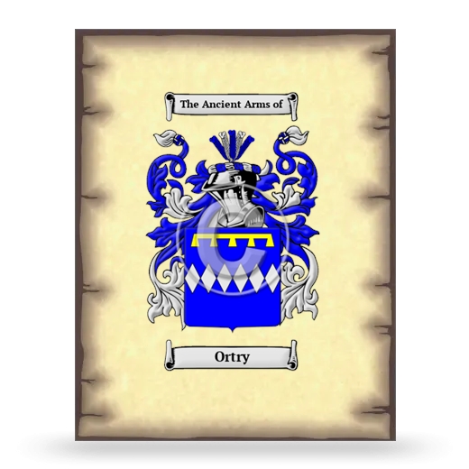 Ortry Coat of Arms Print