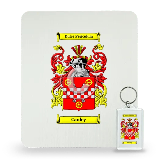 Cauley Mouse Pad and Keychain Combo Package