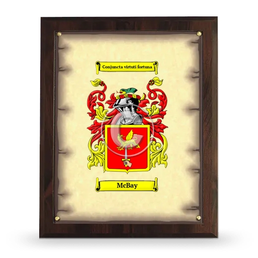 McBay Coat of Arms Plaque