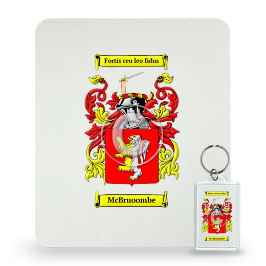 McBruoombe Mouse Pad and Keychain Combo Package