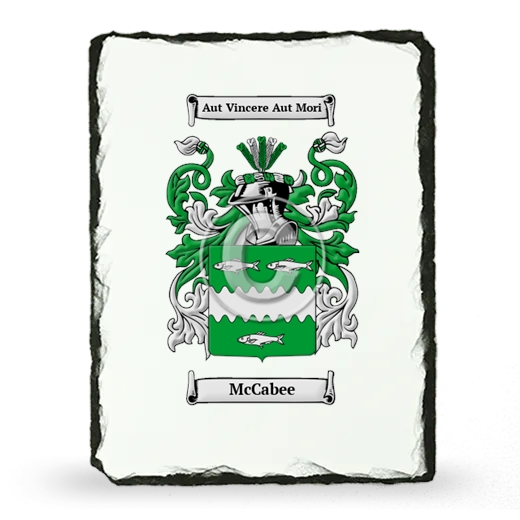 McCabee Coat of Arms Slate