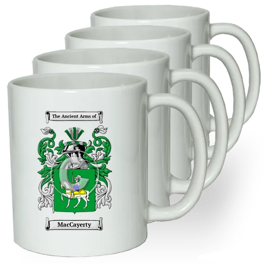 MacCayerty Coffee mugs (set of four)