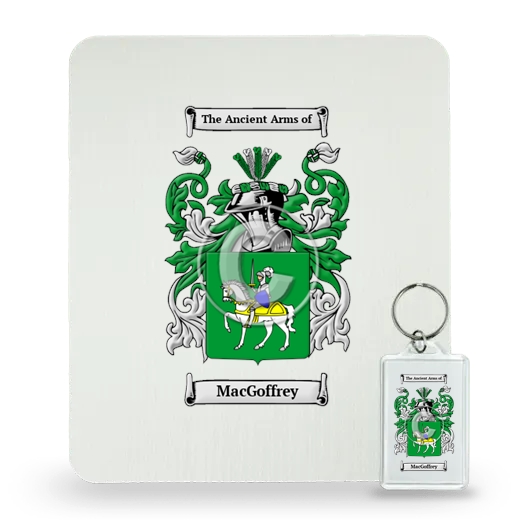 MacGoffrey Mouse Pad and Keychain Combo Package