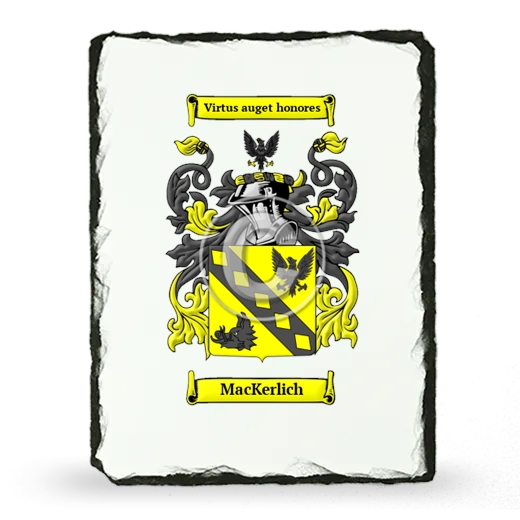 MacKerlich Coat of Arms Slate