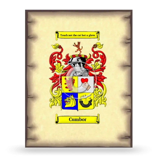 Cumbor Coat of Arms Print