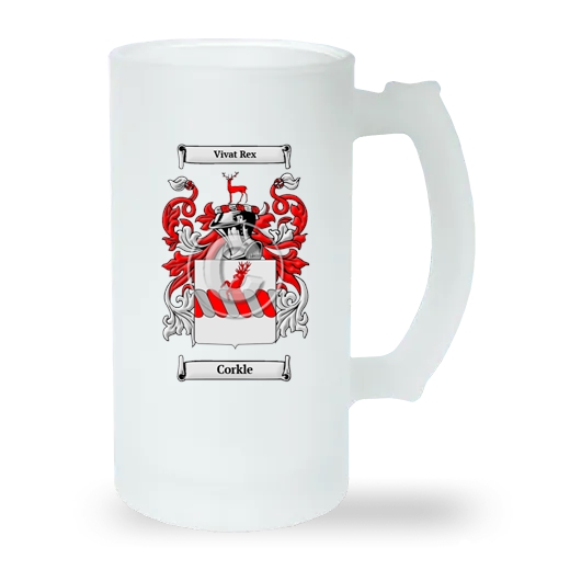 Corkle Frosted Beer Stein