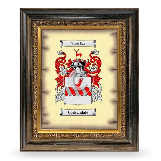 Corkyndale Coat of Arms Framed - Heirloom