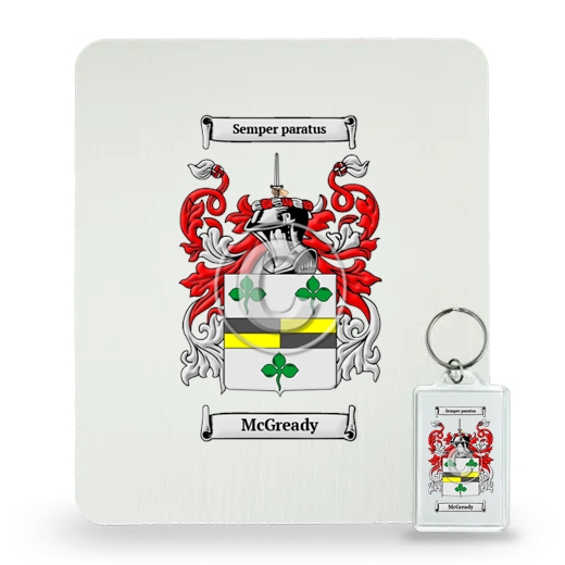 McGready Mouse Pad and Keychain Combo Package