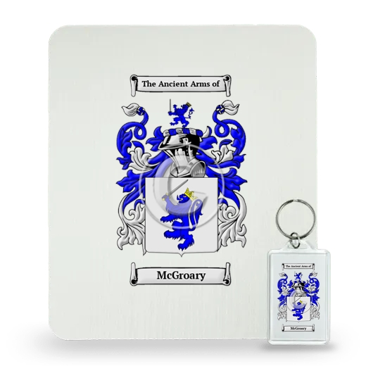McGroary Mouse Pad and Keychain Combo Package